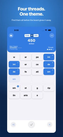 Foreword - Daily Word Puzzle iPhone screenshot