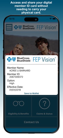 BCBS FEP Vision Screenshot 3 of 6