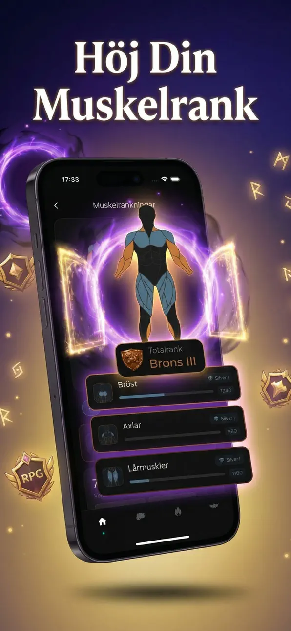 GymLevels: Ranked Gym Workouts iOS Mod IPA screenshot 4 - iOS app interface