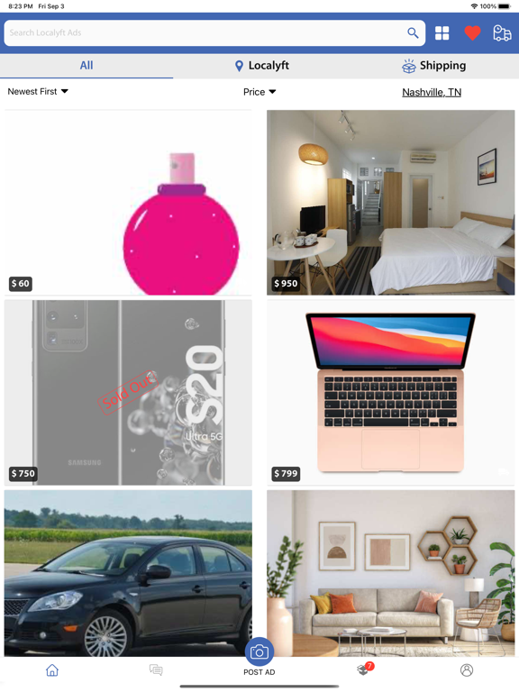 Townsay iPad screenshot 2 - Shopping app