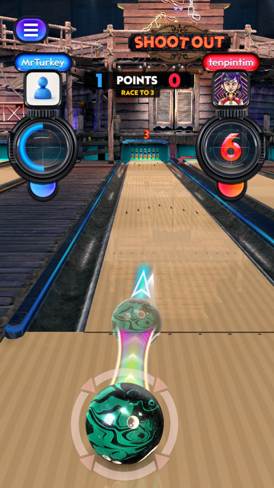 #2. Bowling Fury: Ten Pin King (iOS) 由: Yakuto