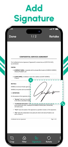 PDF Scanner: Scan & Sign Screenshot 5 of 6