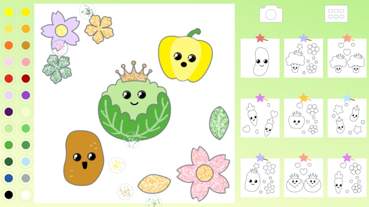 Vegetable Coloring Kid Toddler