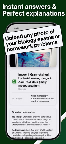 Microbiology AI Study Solver iPhone screenshot