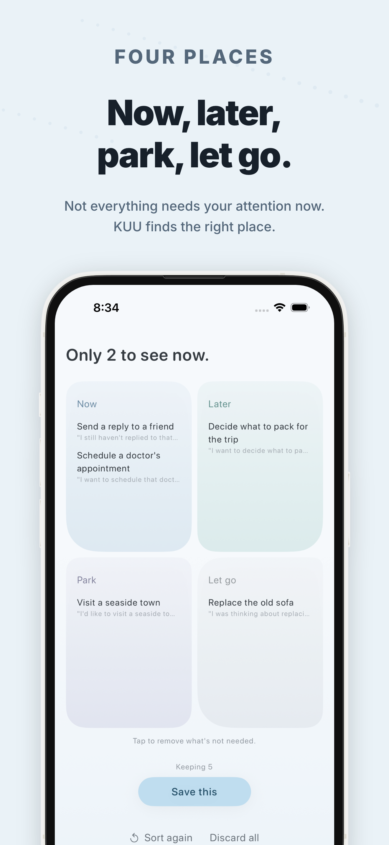 KUU: Brain Dump for Busy Minds screenshot 4