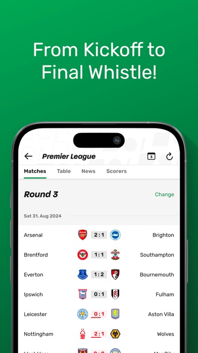 TorAlarm Live Scores iPhone screenshot 6 - Sports app
