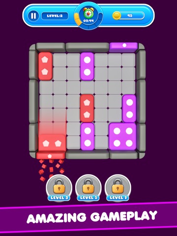 Slide Color Block Jam Puzzle iPad screenshot