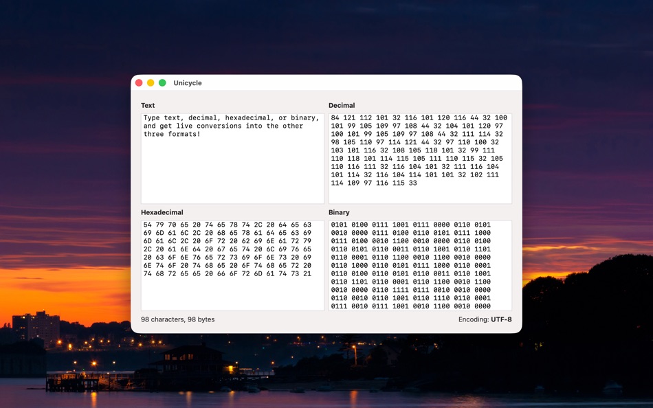 Unicycle (macOS) Ved: Zev Eisenberg