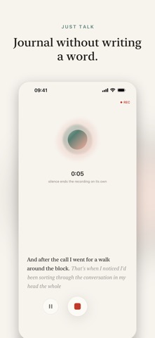 Softspoken: Voice Journal screenshot 1