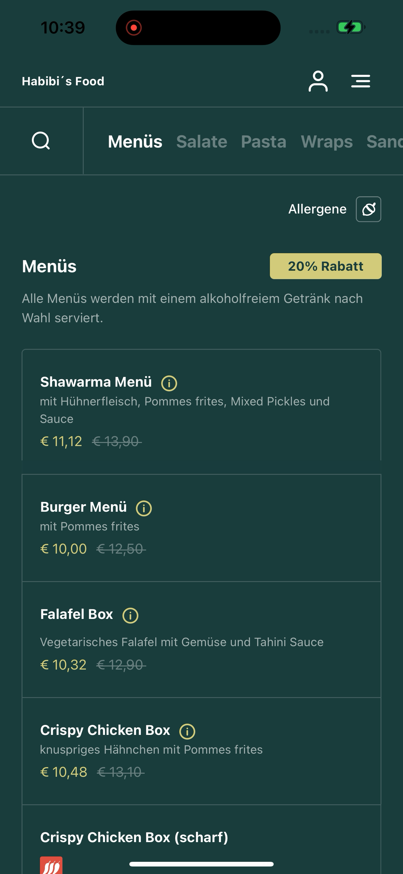 Habibi´s Food