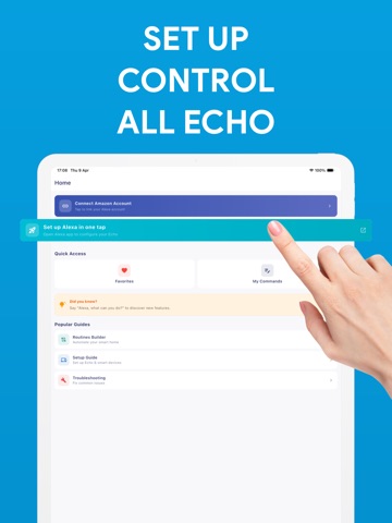 Alexa App Set Up All Echo iPad screenshot 2