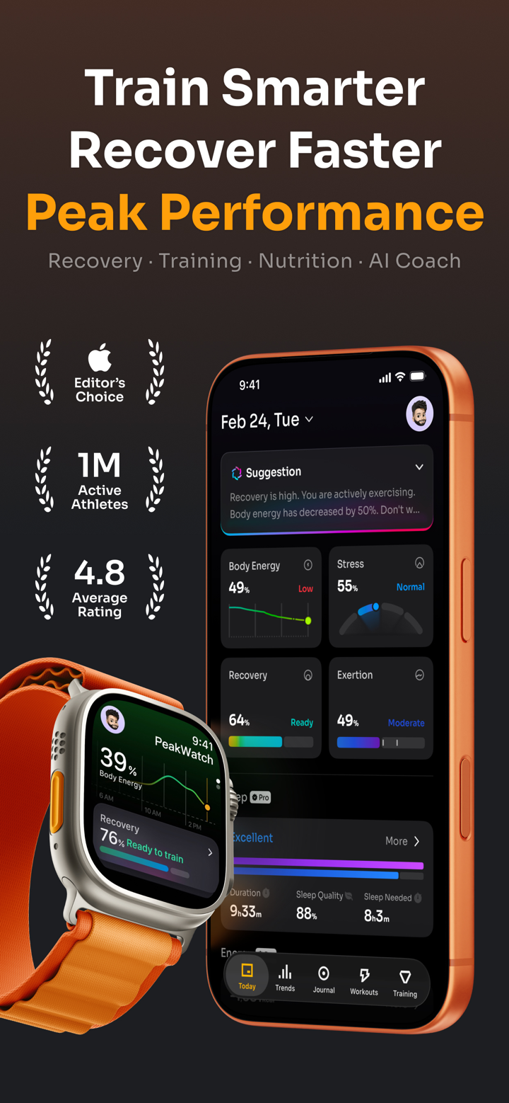 PeakWatch - AI Fitness Coach screenshot 1