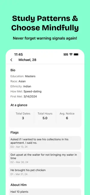 My Dating Journal: Smart Diary screenshot 3