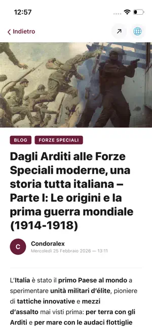 Brigata Folgore.net iPhone screenshot 3