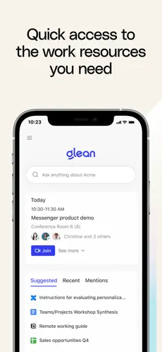 Glean Work APP的使用截图[3]
