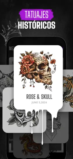 Captura de pantalla de Next Ink: AI Tattoo Design en iPhone 4