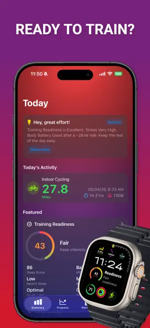 95 Fitness: Training Readiness screenshot 1