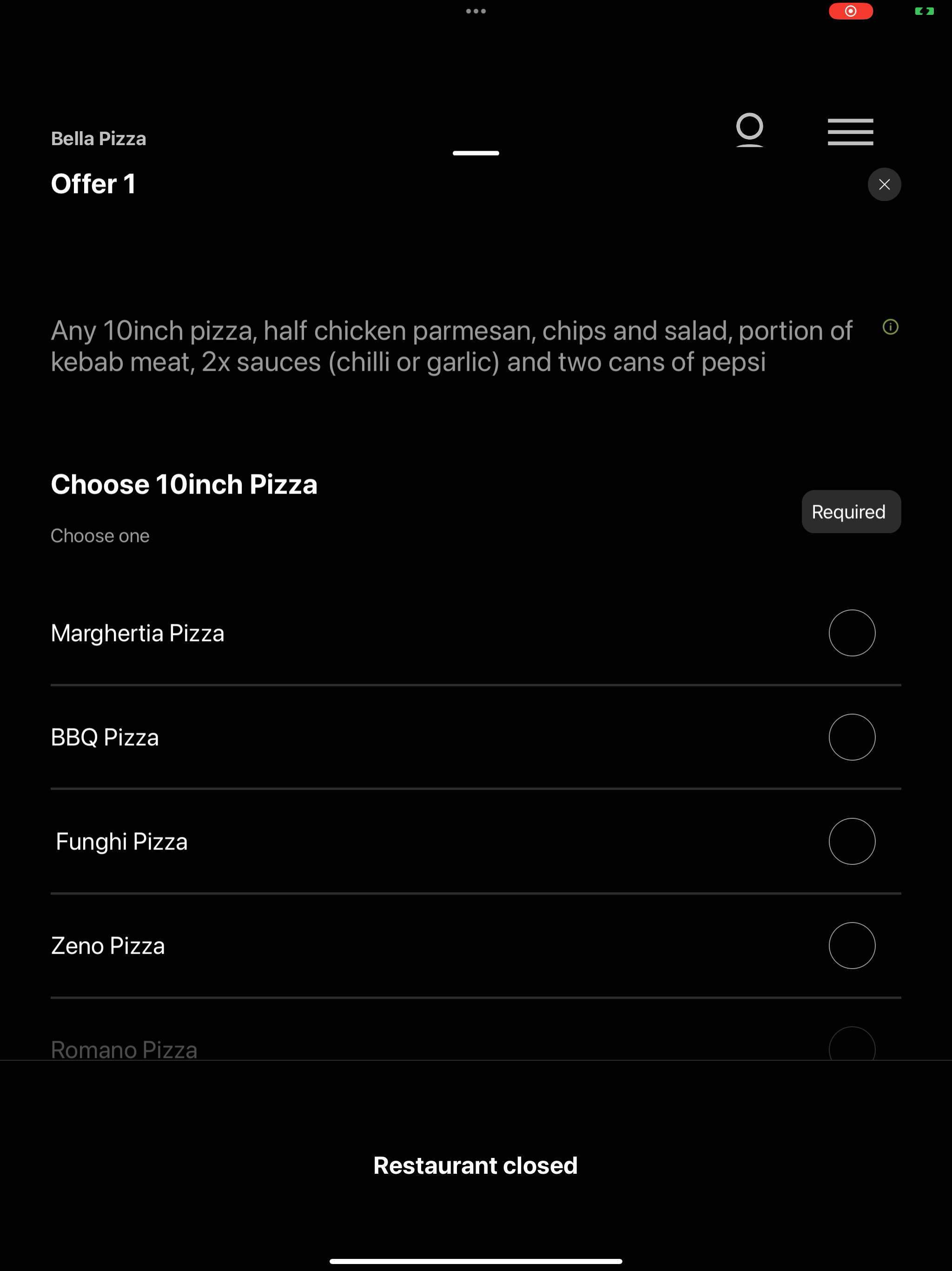 Bella Pizza UK screenshot 8