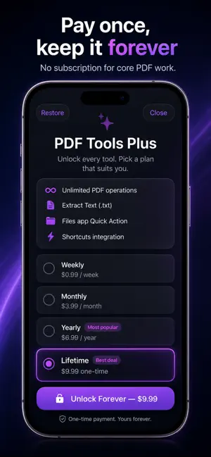 PDF Tools Merge & Compress screenshot 3