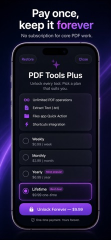 PDF Tools Merge & Compress Screenshot 3 of 4