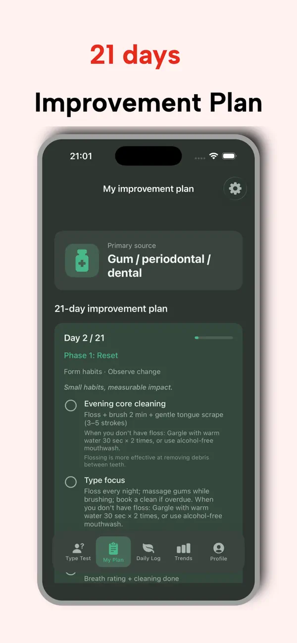 Screenshot #2 pour BreathReset：Optimize badbreath