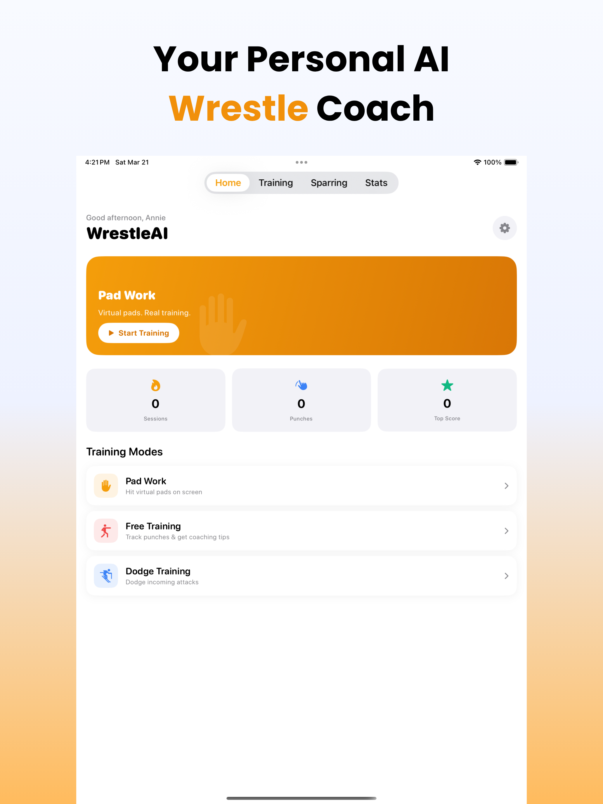 Wrestle AI - Boxing Workout
