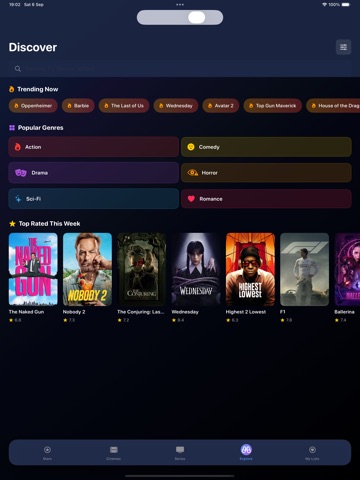 Gamebox: Movies,Tv & Actors iPad screenshot