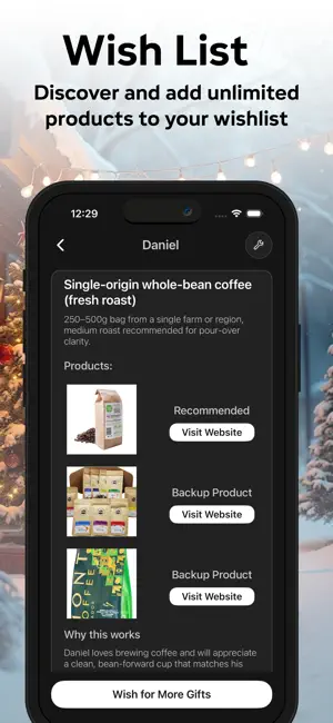 Wishful: Gift List & Ideas screenshot 3