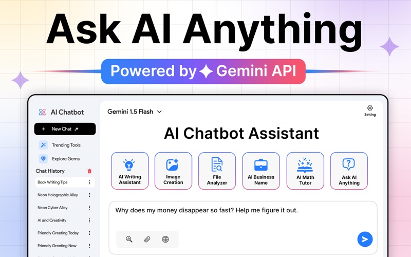 AI Assistant for Google Gemini app screenshot