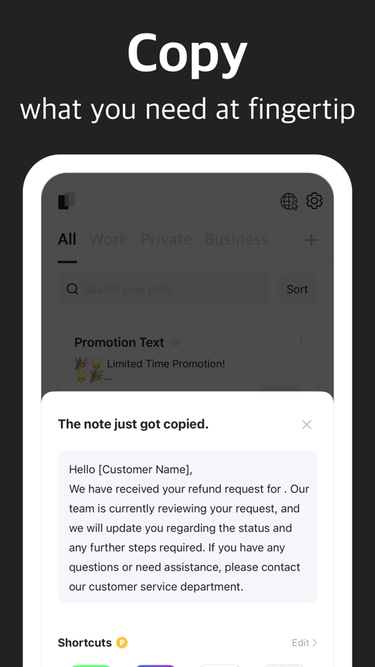 #2. CopyNote - Type 20x Fast (iOS) 由: Hyosim Kim