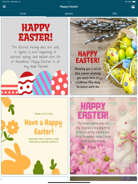 Screenshot #4 pour Easter Wishes & Cards