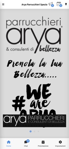 Arya Parrucchieri Spezia app screenshot