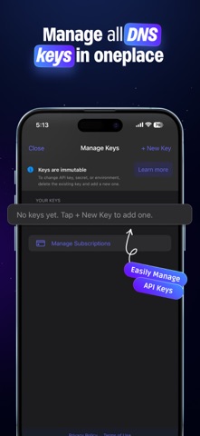 PapiDNS – Manage External DNS iPhone screenshot