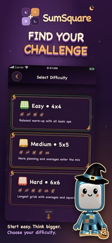 SumSquare: Math Grid Game iPhone screenshot