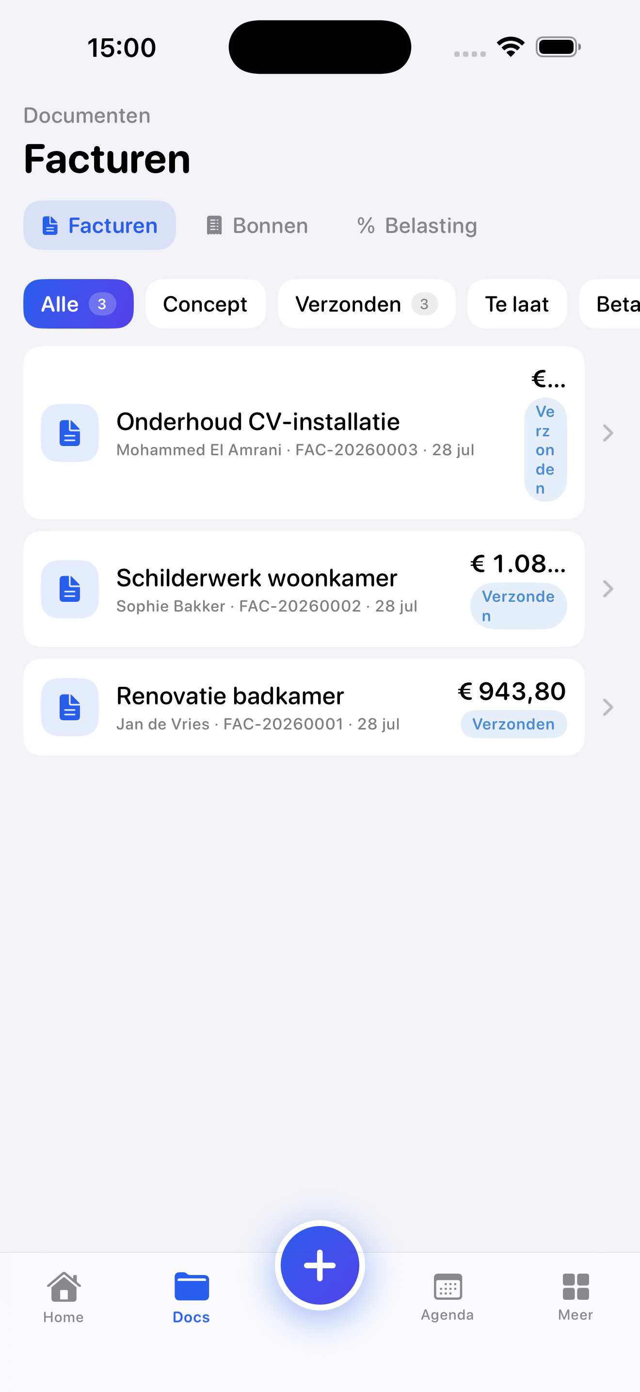 Dienstje screenshot 2