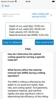 How to cancel & delete material removal rate 1