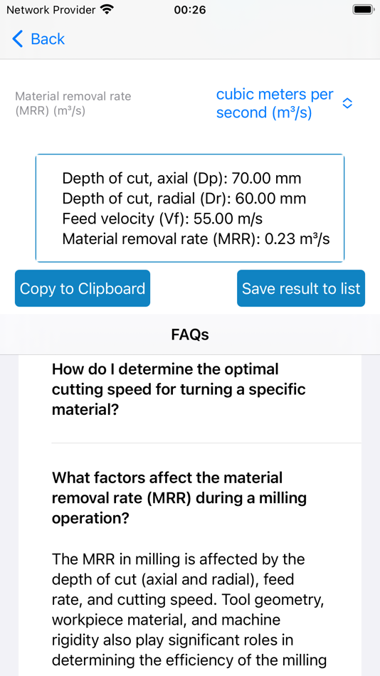 #6. Material Removal Rate (iOS) 게시자: Vladislav Zhirnov