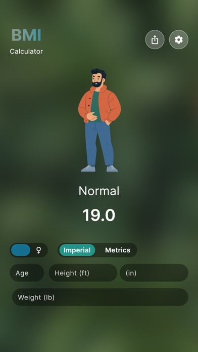 BMI Pro Calculator iPhone screenshot 1 - Health & Fitness app