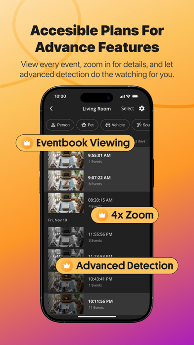Alfred Home Security Camera iPhone screenshot 5 - Lifestyle app