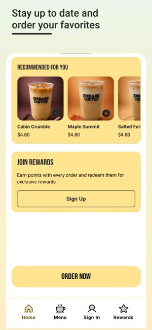 Embark Coffee Co screenshot 1