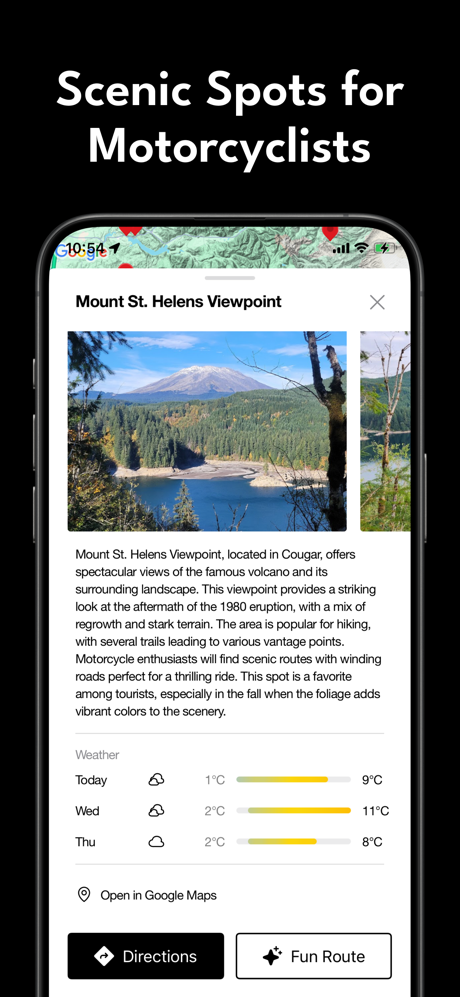 Blucap Go Fun Motorcycle Route screenshot 5