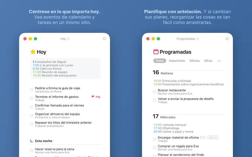 Captura de pantalla de Things 3 en iPhone 2