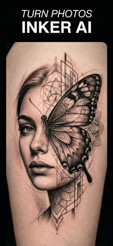 InkerAI - AI Tattoo Generator Screenshot 2 of 8