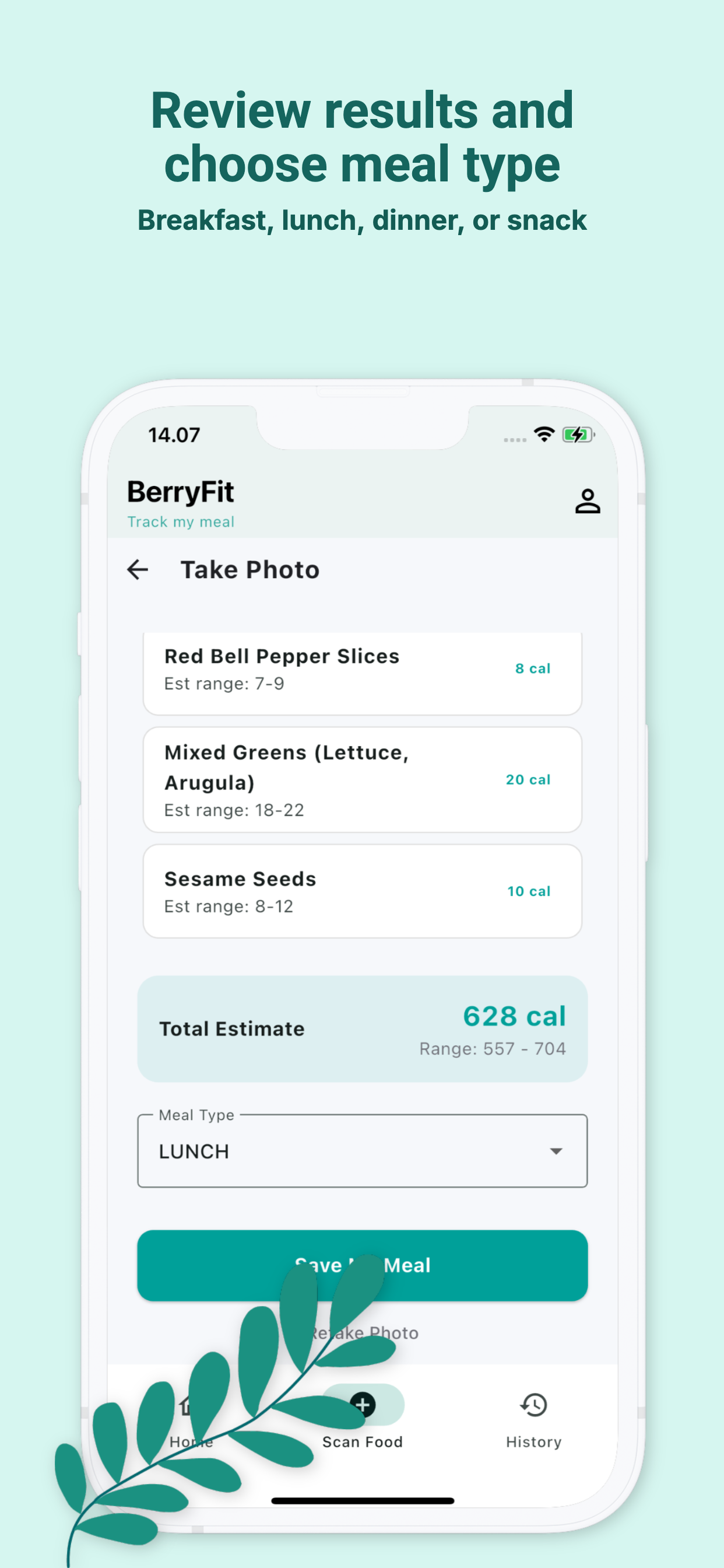BerryFit - AI Food & Calories