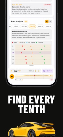 Trackside: GPS Lap Timer iPhone screenshot