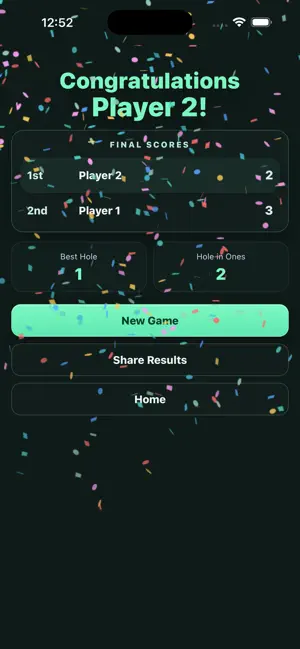 Mini Golf Score Tracker screenshot 2