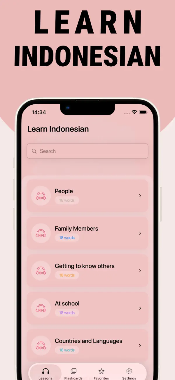 Screenshot #1 pour Learn Indonesian - Lentil
