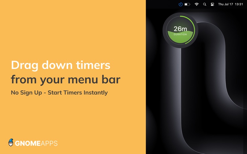 Liquid Timer app screenshot