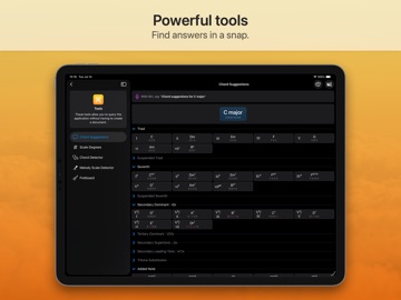 Suggester 2 : Chords & Scales iPad screenshot
