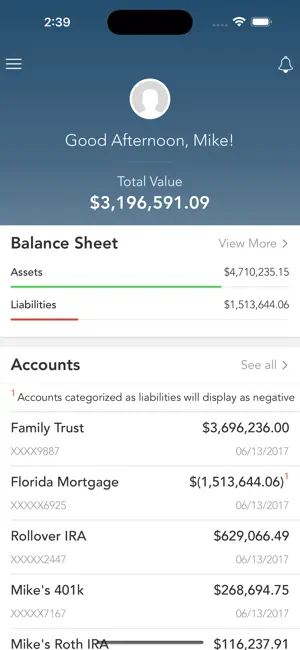 SVB Wealth Client Portal screenshot 2